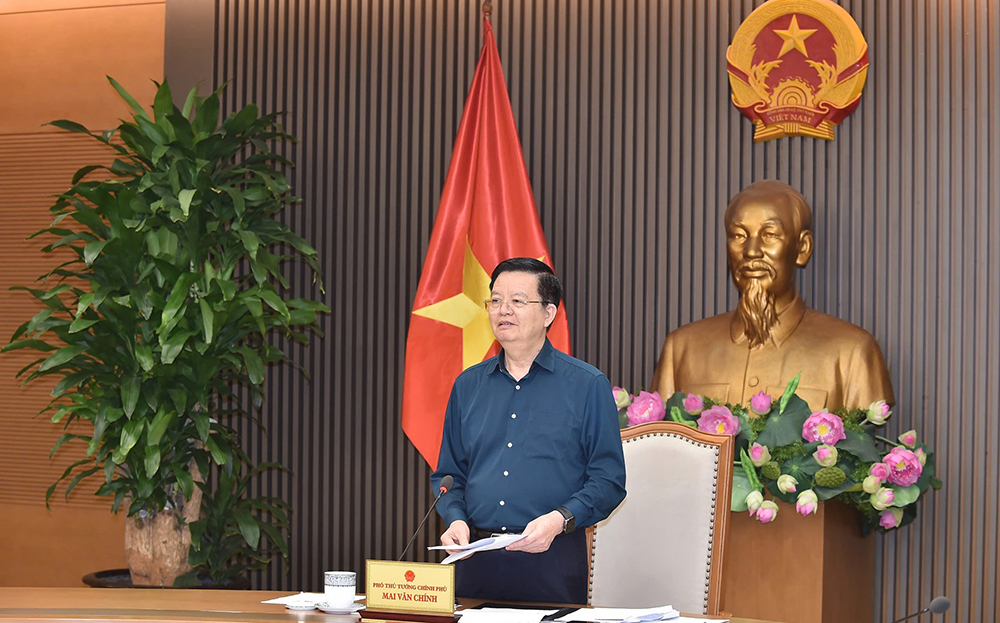 Phó Thủ tướng Mai Văn Chính chủ trì cuộc họp với các bộ, ngành, cơ quan Trung ương thuộc Tổ công tác số 7 về tình hình phân bổ, giải ngân vốn đầu tư công năm 2025.