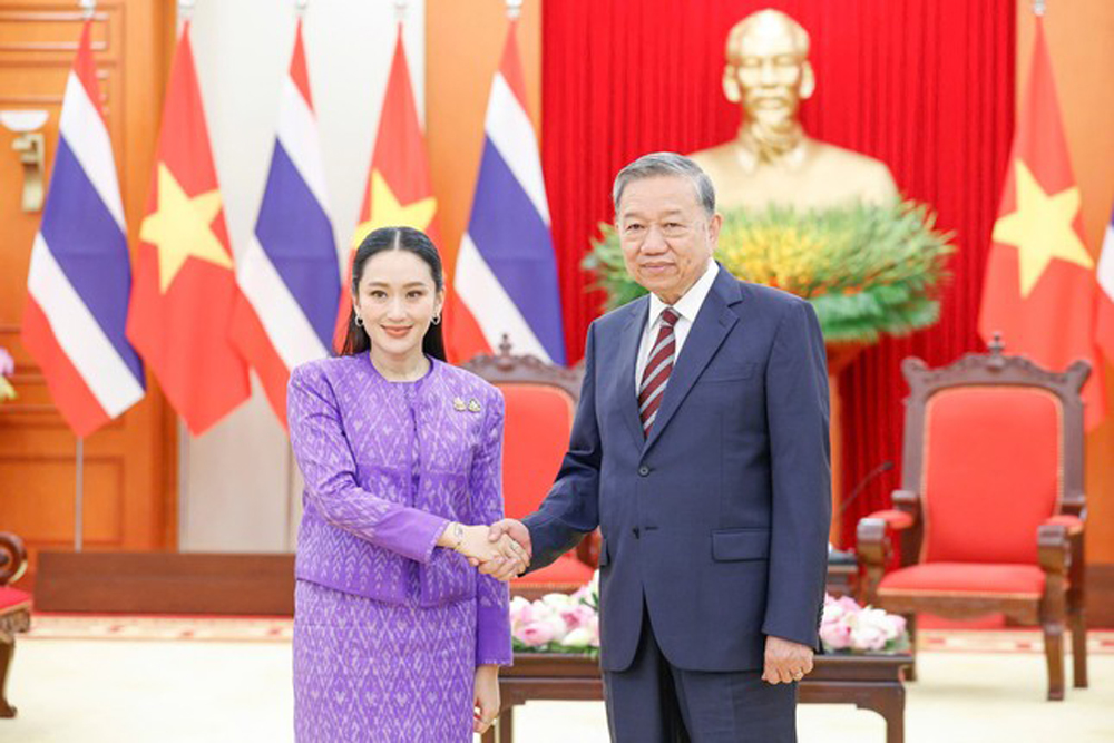 Thủ tướng Thái Lan hội kiến Tổng Bí thư Tô Lâm.