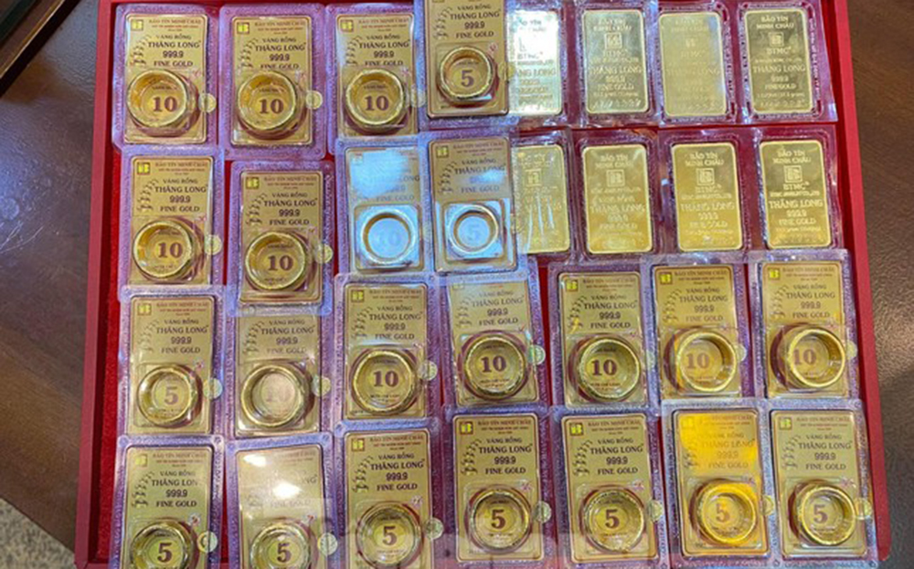 Chênh lệch giữa giá vàng miếng SJC và nhẫn nới rộng.
