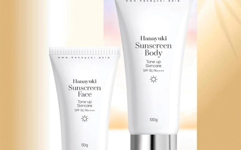 Lô sản phẩm Hanayuki Sunscreen Body (hộp 1 tuýp 100g) bị thu hồi