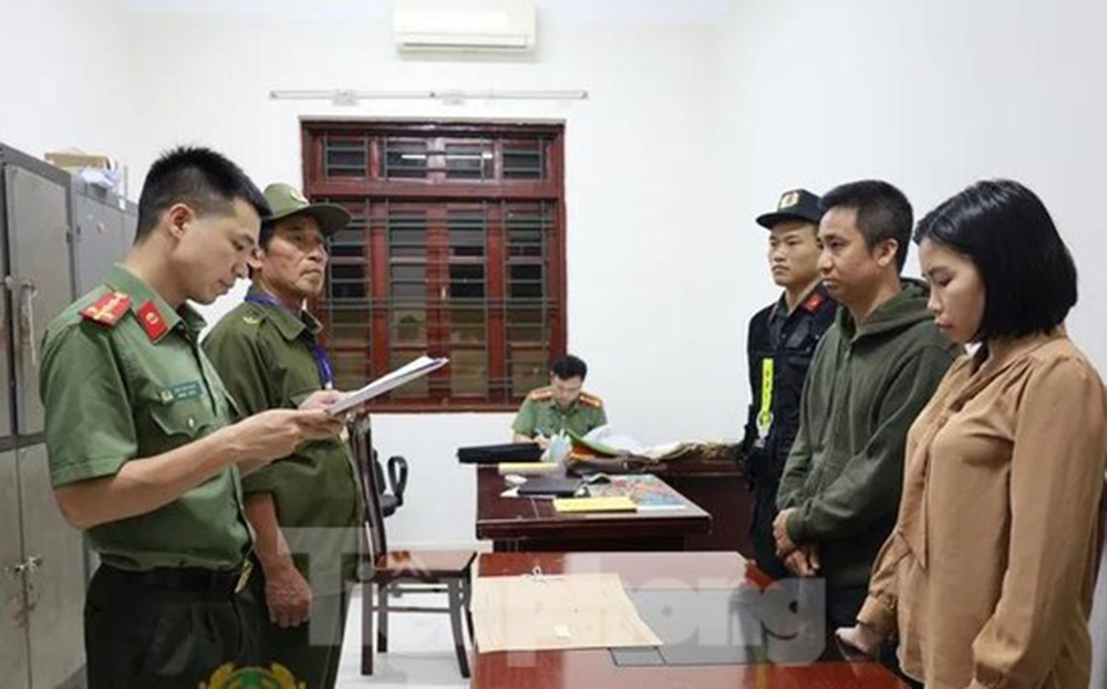 Công an tỉnh Lạng Sơn khởi tố, bắt tạm giam Phạm Tuấn Phong (SN 1984, trú thành phố Hồ Chí Minh), Đồng Thị Minh Thắng (SN 1982, tỉnh Thái Nguyên).
