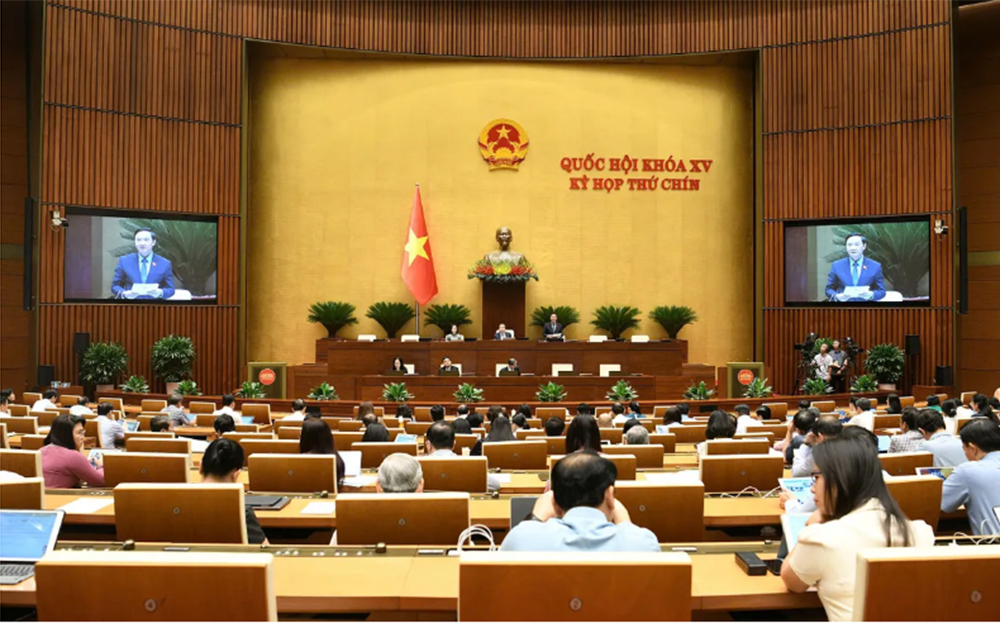 Quang cảnh Kỳ họp thứ  9 - Quốc hội khóa XV