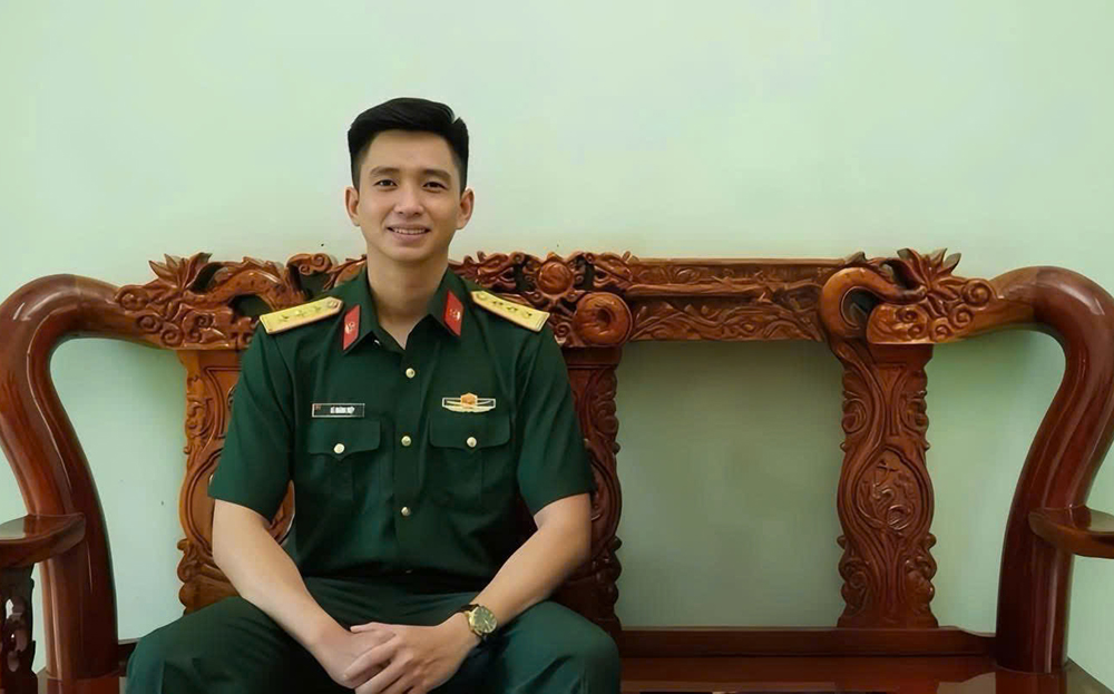 Thượng úy Lê Hoàng Hiệp.