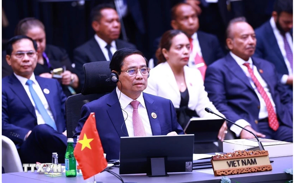 Thủ tướng Phạm Minh Chính tham dự và phát biểu tại Phiên toàn thể Hội nghị Cấp cao ASEAN lần thứ 46.