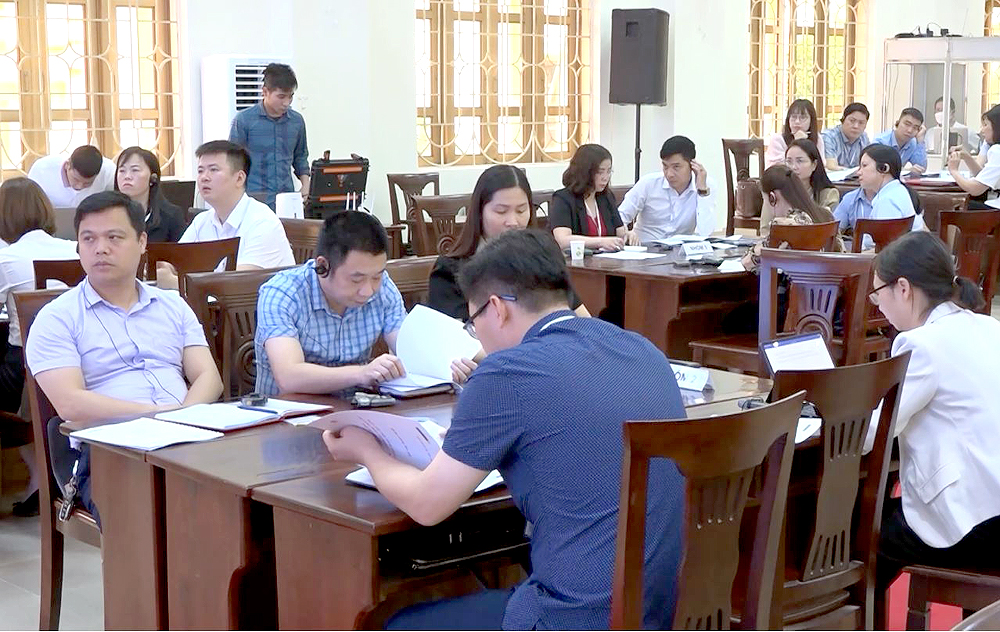 Cán bộ Đề án 11 tham gia một lớp bồi dưỡng kiến thức do Tỉnh ủy Yên Bái tổ chức