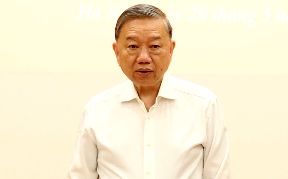 Tổng Bí thư Tô Lâm phát biểu sáng 29/5.