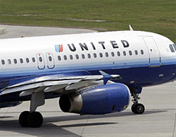 Máy bay của hãng United Airlines.