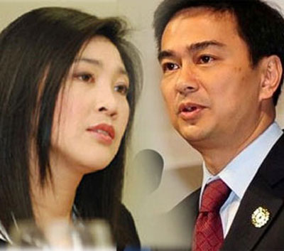 Ai là thủ tướng tương lai của đất nước Chùa Vàng? Bà Yingluck hay ông Abhisit?