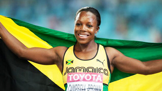 Veronica Campbell-Brown - nữ VĐV điền kinh người Jamaica
