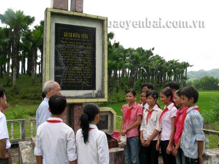 Gò cọ Đồng Yếng (xã Vân Hội, huyện Trấn Yên) - nơi đội du kích Âu Cơ chọn làm nơi huấn luyện quân sự trước khi tiến về các địa phương tham gia tổng khởi nghĩa.