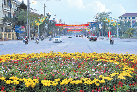 Thành phố Yên Bái được đầu tư xây dựng, phấn đấu thành đô thị loại II trước năm 2020. (Ảnh: Hoàng Đô)