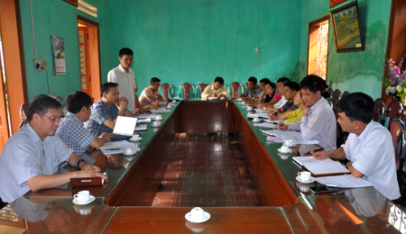 Hội thảo về Dự án KFW8 tại huyện Mù Cang Chải.