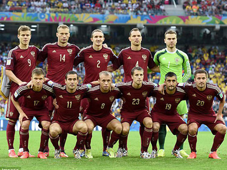 Đội tuyển Nga. Nguồn: Thanh niên