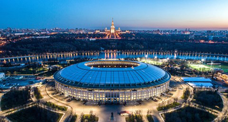 Sân vận động Luzhniki Moscow (Nga) sẽ là nơi diễn ra lễ khai mạc World Cup 2018.
