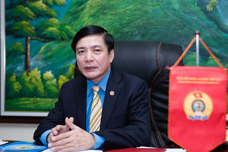 Đồng chí Bùi Văn Cường, Ủy viên TƯ Đảng, Chủ tịch Tổng LĐLĐVN.