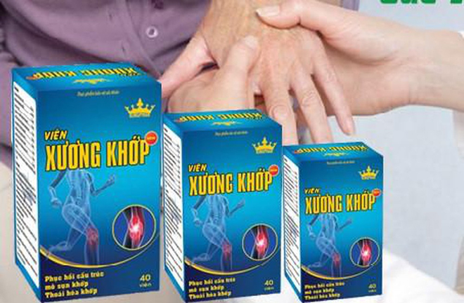 Sản phẩm Viên xương khớp Kingphar New vi phạm quy định quảng cáo.