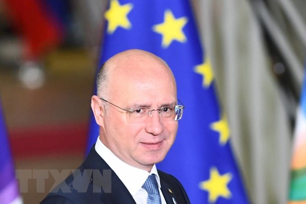 Ông Pavel Filip, khi giữ chức Thủ tướng Moldova, tới dự cuộc họp ở Brussels, Bỉ, ngày 24/11/2017.