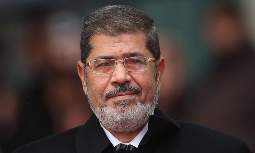 Cựu Tổng thống Morsi khi còn nắm quyền hồi đầu năm 2013.