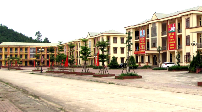 Trường Cao đẳng Nghề Yên Bái được đầu tư xây dựng khang trang.