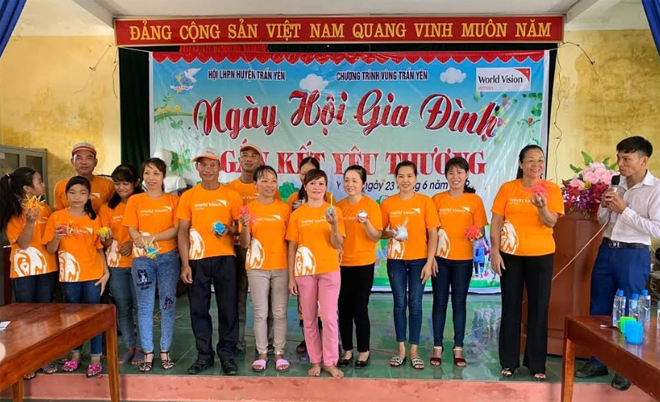 Một buổi sinh hoạt vui vẻ, đầm ấm của CLB “Gia đình hạnh phúc” thuộc Chi hội Phụ nữ thôn Quyết Tiến, xã Y Can, huyện Trấn Yên.