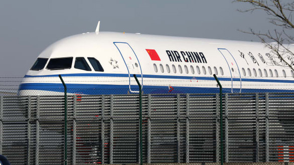 Một chiếc máy bay A320 của Hãng hàng không Air China của Trung Quốc