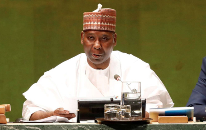 Ông Tijjani Muhammad-Bande.