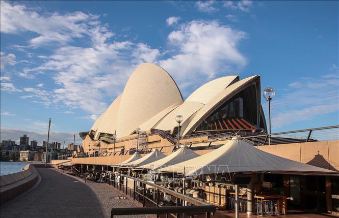 Cảnh vắng vẻ tại Sydney, Australia, trong bối cảnh dịch COVID-19 lan rộng.