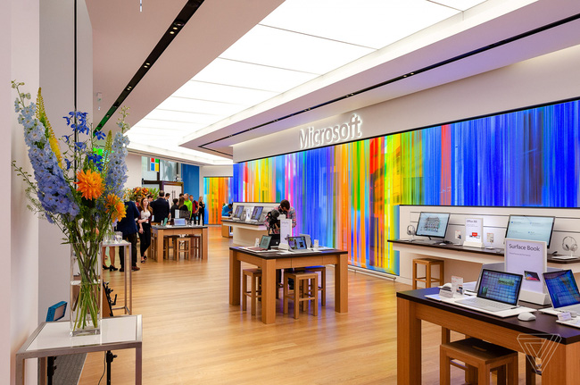 Cửa hàng của Microsoft tại London.