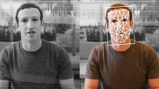 Hình ảnh Giám đốc điều hành Facebook Mark Zuckerberg bị làm giả bằng deepfake.