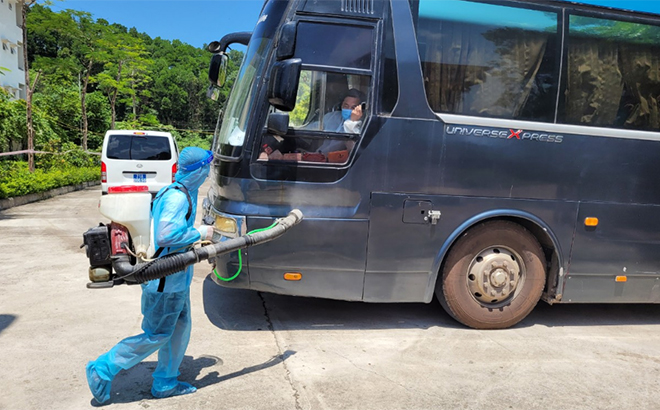 Trưa 18/6, đã có 575 lao động của tỉnh đang lưu trú tại Bắc Giang trở về các khu cách ly của tỉnh Yên Bái.