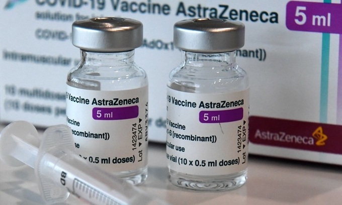 Vaccine Covid-19 của AstraZeneca tại trung tâm tiêm chủng ở Nuremberg, miền nam nước Đức, hôm 18/3