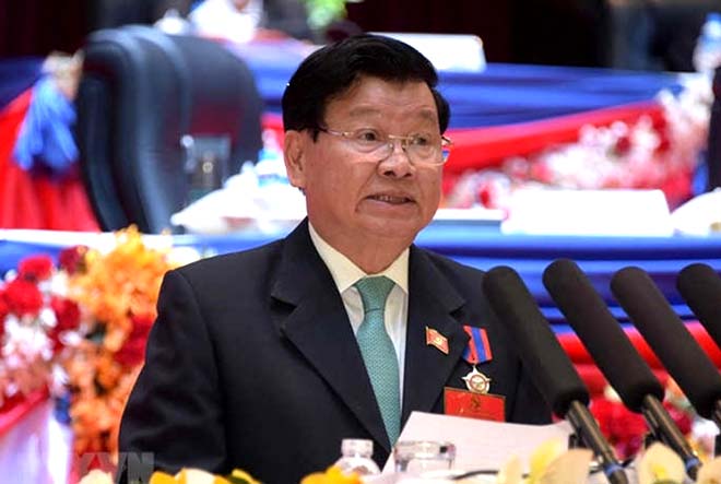 Tổng Bí thư Ban Chấp hành Trung ương Đảng Nhân dân Cách mạng Lào, Chủ tịch nước Cộng hòa Dân chủ Nhân dân Lào Thongloun Sisoulith.