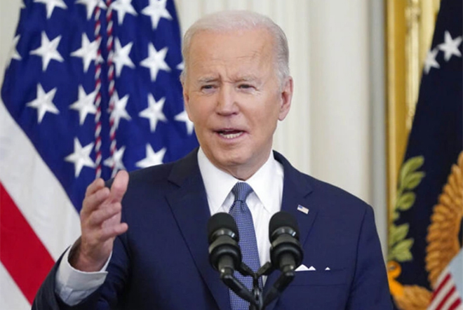 Tổng thống Mỹ Joe Biden.