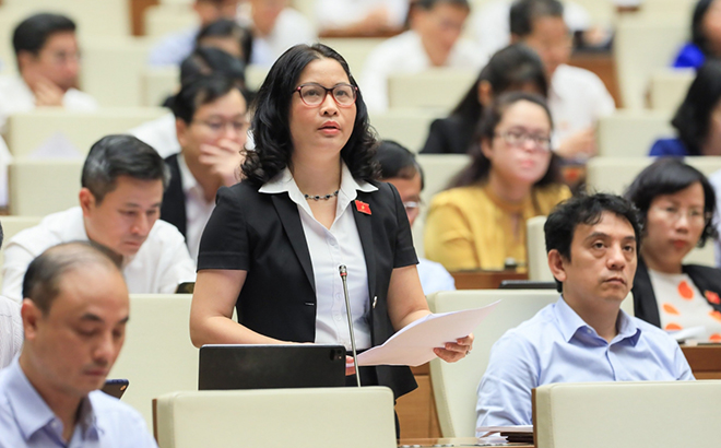 Đại biểu Quốc hội thảo luận về tình hình thực hiện kế hoạch KT-XH tại kỳ họp thứ 3.