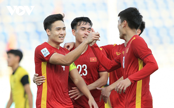 U23 Việt Nam thắng U23 Malaysia với tỉ số 2-0