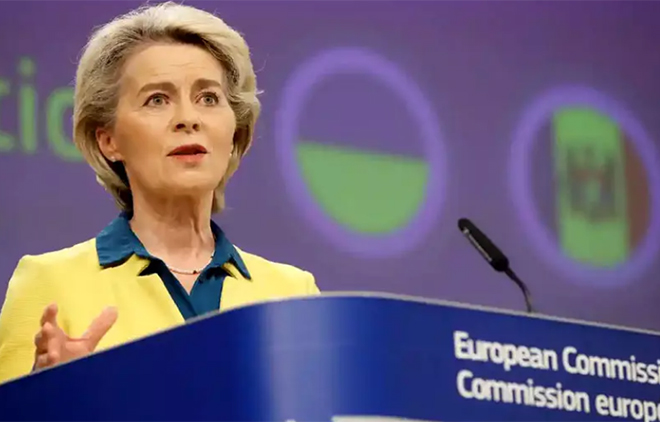 Chủ tịch Ủy ban châu Âu Ursula von der Leyen.