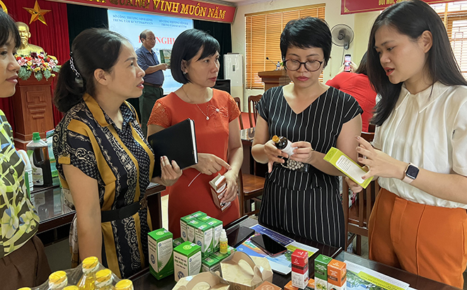 Các doanh nghiệp tỉnh Yên Bái giới thiệu sản phẩm tại Ninh Bình