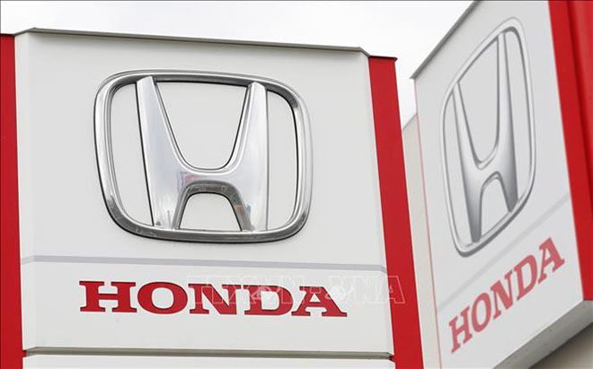 Biểu tượng của Hãng sản xuất ô tô Honda. Ảnh tư liệu