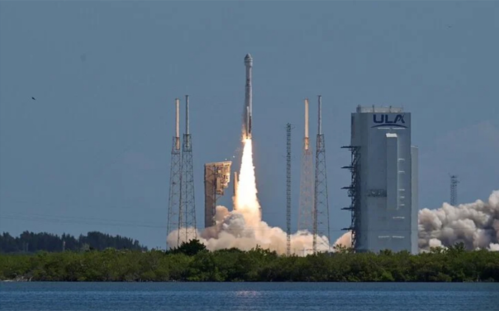 Tên lửa Atlas V mang theo tàu vũ trụ Starliner  từ Trạm Lực lượng Vũ trụ Cape Canaveral bang Florida, Mỹ, ngày 5/6.