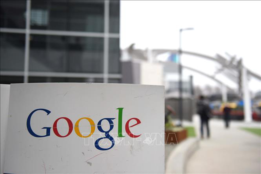 Biểu tượng Google tại trụ sở ở California, Mỹ. Ảnh minh họa