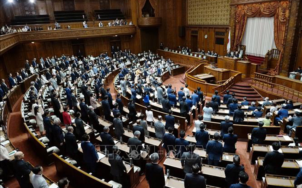 Toàn cảnh một phiên họp Quốc hội Nhật Bản ở Tokyo, ngày 19/6/2024.