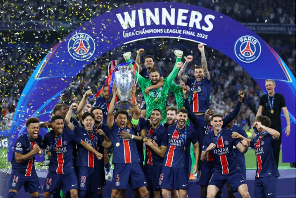 PSG lần đầu tiên vô địch Champions League.