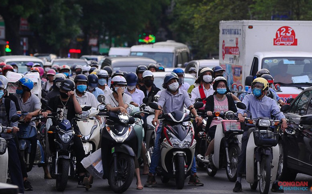 Thời điểm bắt đầu kiểm định khí thải xe máy tại Hà Nội và TP HCM sẽ được lùi đến ngày 1/7/2027