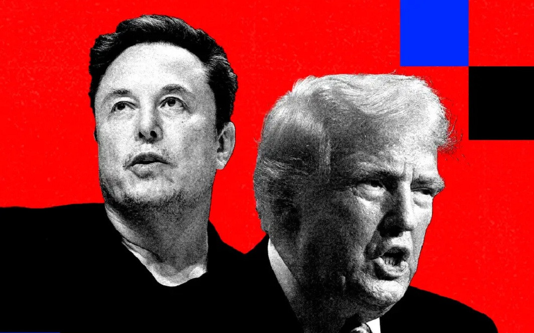 Tổng thống Mỹ Donald Trump và tỷ phú Elon Musk.