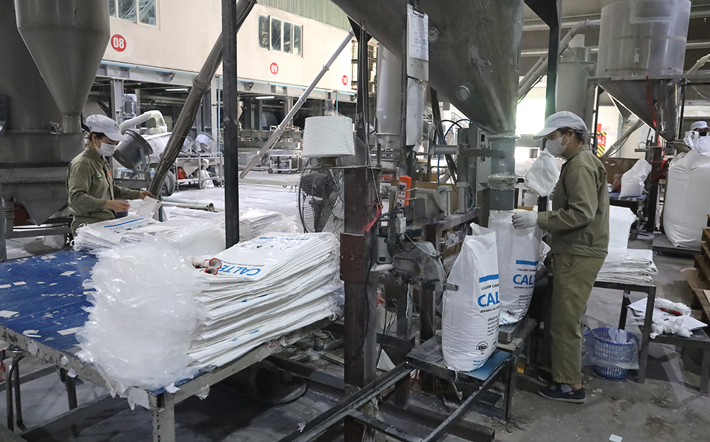 Sản xuất hạt nhựa phụ gia tại Công ty cổ phần An Tiến Industries, Khu Công nghiệp phía Nam.
