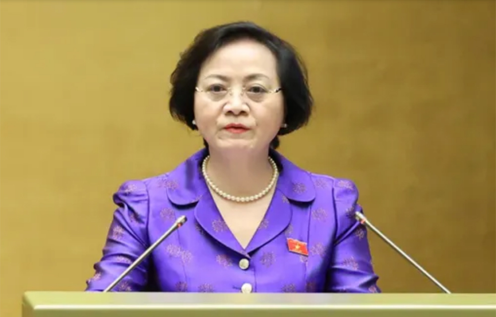 Bộ trưởng Nội vụ Phạm Thị Thanh Trà.
