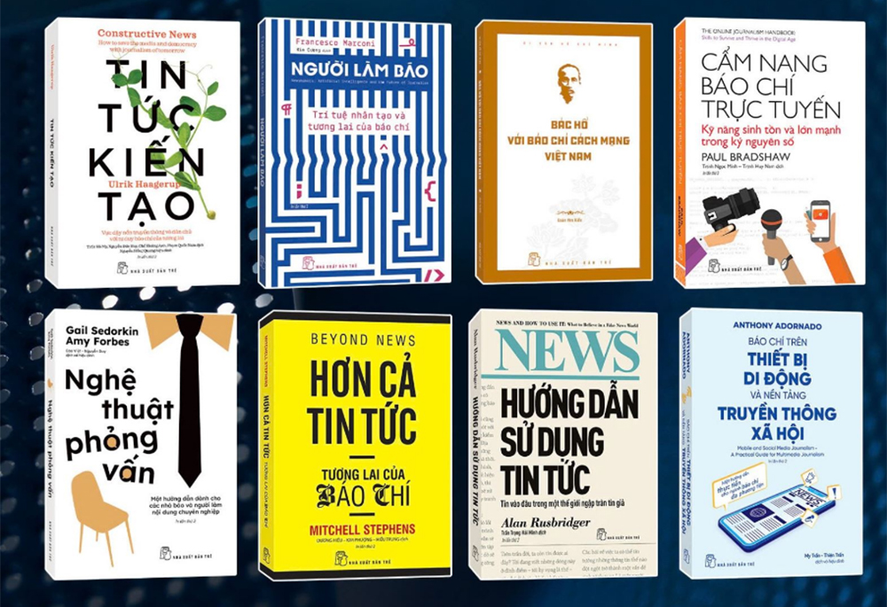 Bộ 8 cuốn sách báo chí ra mắt độc giả nhân dịp 100 năm ngày Báo chí cách mạng Việt Nam.