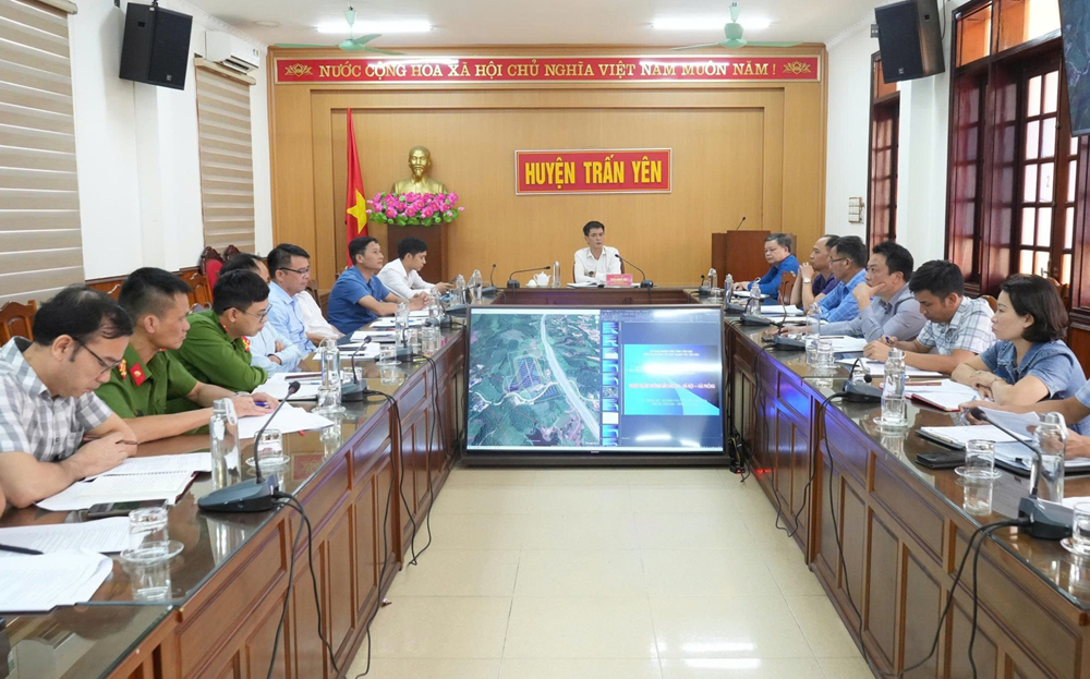 Trấn Yên triển khai quyết liệt công tác GPMB Dự án đầu tư xây dựng tuyến đường sắt Lào Cai – Hà Nội – Hải Phòng đi qua địa bàn