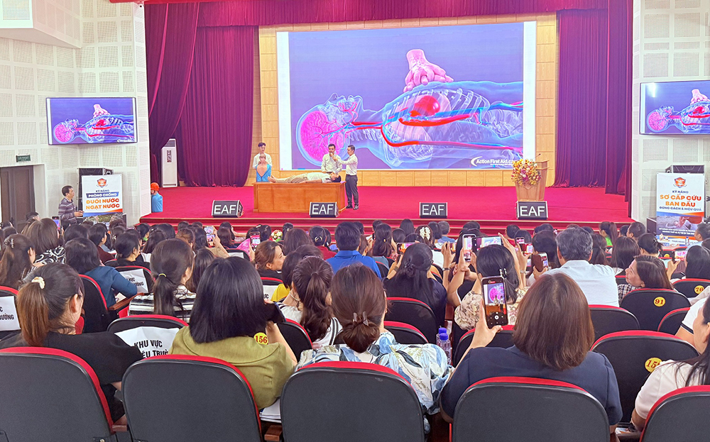Toàn cảnh lớp tập huấn.