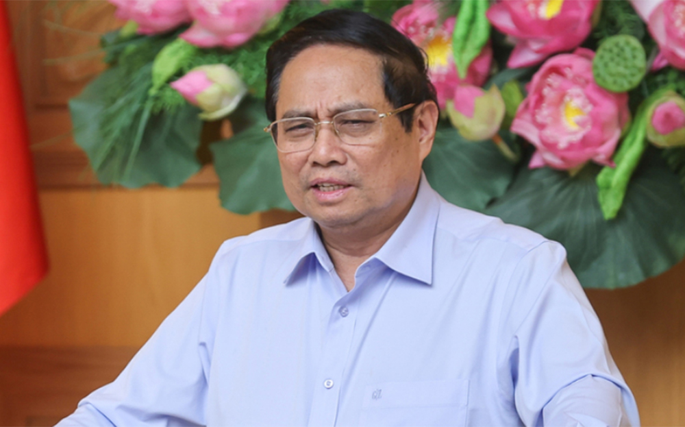 Thủ tướng Phạm Minh Chính chủ trì họp về chính quyền địa phương 2 cấp, tối 20/6.